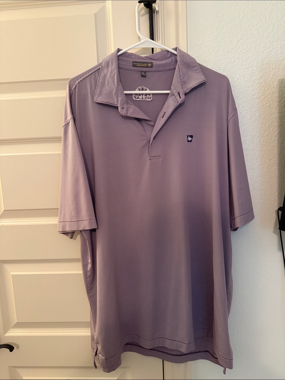 Peter Millar Purple Performance Polo